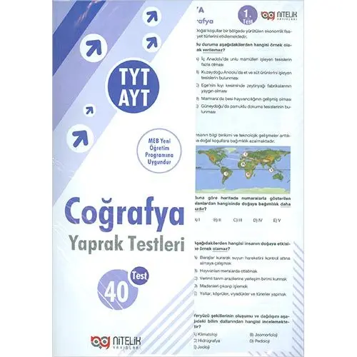 Nitelik TYT AYT Coğrafya Yaprak Testleri