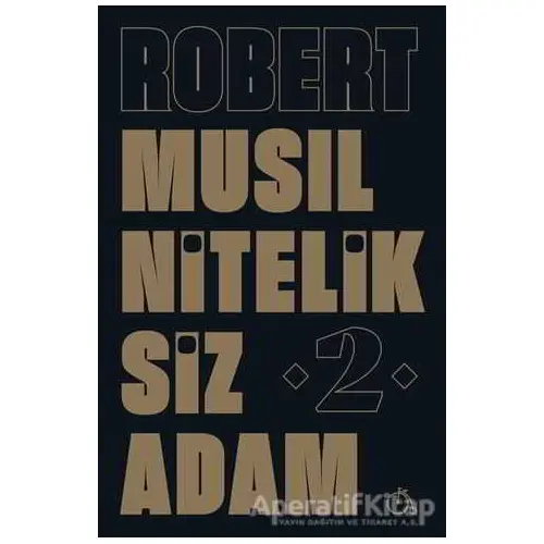 Niteliksiz Adam 2 - Robert Musil - Aylak Adam Kültür Sanat Yayıncılık