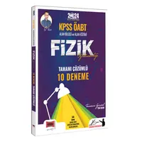 Yargı Yayınları 2024 KPSS ÖABT Fizik Öğretmenliği Tamamı Çözümlü 10 Deneme