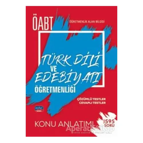 ÖABT Türk Dili ve Edebiyatı Öğretmenlik Alan Bilgisi Konu Anlatımı