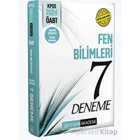 2024 KPSS ÖABT Fen Bilimleri Tamamı Çözümlü 7 Deneme - Kolektif - Pegem Akademi Yayıncılık