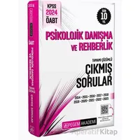 2024 KPSS ÖABT Psikolojik Danışma ve Rehberlik Tamamı Çözümlü Çıkmış Sorular