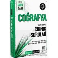 2024 KPSS ÖABT Coğrafya Tamamı Çözümlü Çıkmış Sorular - Kolektif - Pegem Akademi Yayıncılık