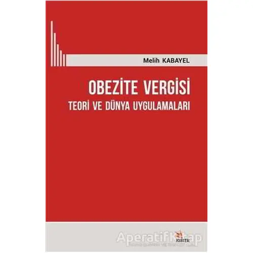 Obezite Vergisi - Melih Kabayel - Kriter Yayınları