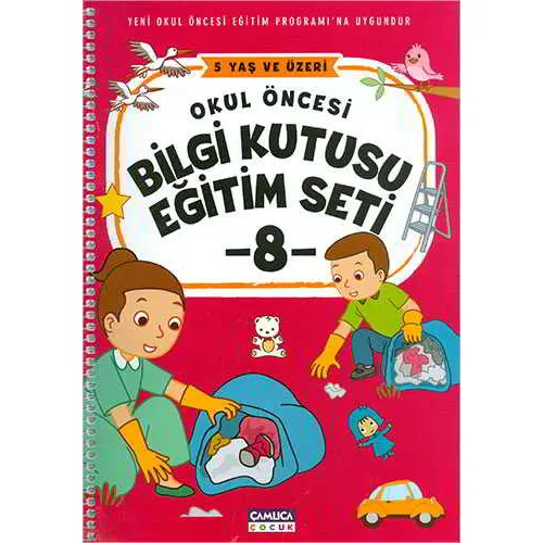 Okul Öncesi Bilgi Kutusu Eğitim Seti - 8 - Kolektif - Çamlıca Çocuk Yayınları