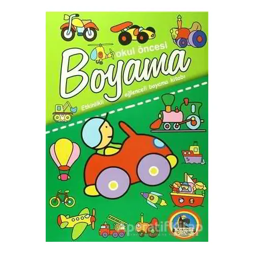 Okul Öncesi Boyama - Etkinlikli Eğlenceli Dev Boyama Kitabı (5 Kitap Takım)