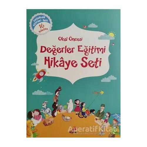 Okul Öncesi Değerler Eğitimi Hikaye Seti (16 Kitap) - Hümeyra Bektaş - Erdem Çocuk