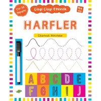 Harfler 4 Yaş ve Üstü - Çizgi Çizgi Etkinlik - Kolektif - Kukla Yayınları