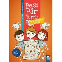 Garip Haritanın Şifresi - Beşi Bir Yerde 5. Kitap (4. Sınıf) - Vildan Özdemir - Mavi Kirpi Yayınları