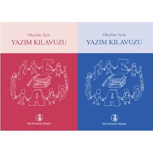 Okullar için Yazım Kılavuzu (Mavi-Kırmızı Kapak) - Kolektif - Türk Dil Kurumu Yayınları