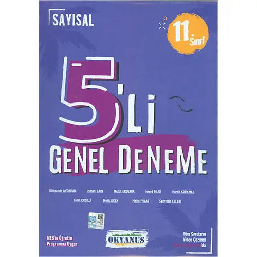 Okyanus 11.Sınıf Sayısal 5li Genel Deneme