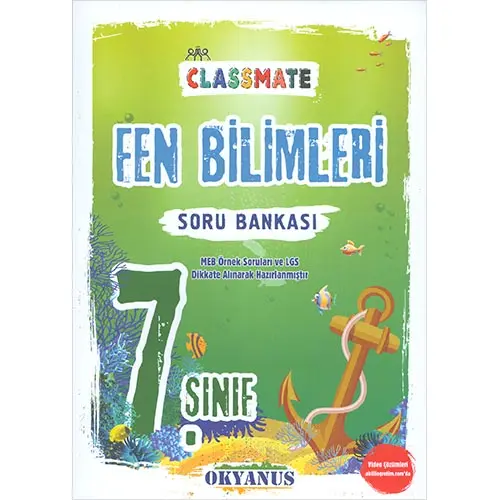 Okyanus 7.Sınıf Classmate Fen Bilimleri Soru Bankası