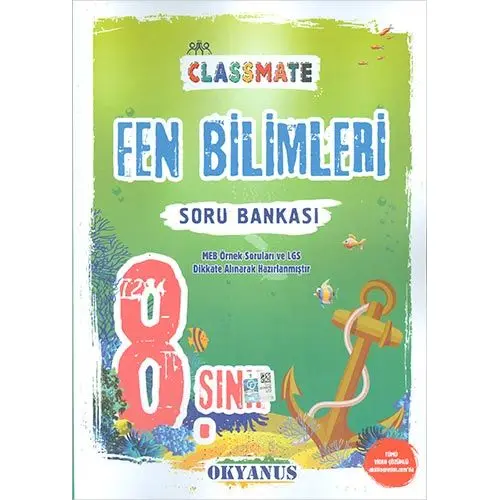 Okyanus 8.Sınıf Classmate Fen Bilimleri Soru Bankası