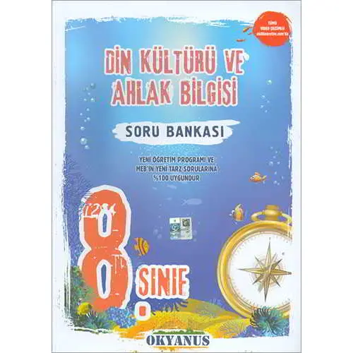 Okyanus 8.Sınıf Din Kültürü ve Ahlak Bilgisi Soru Bankası