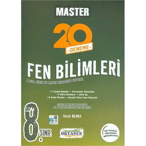 Okyanus 8.Sınıf Master 20 Fen Bilimleri Denemesi