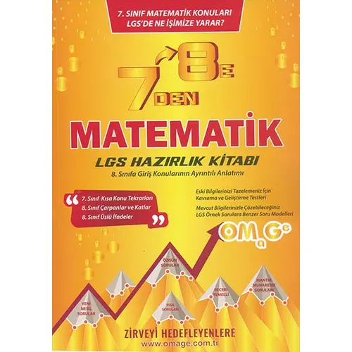 Omage LGS 7den 8e Matematik Hazırlık Kitabı