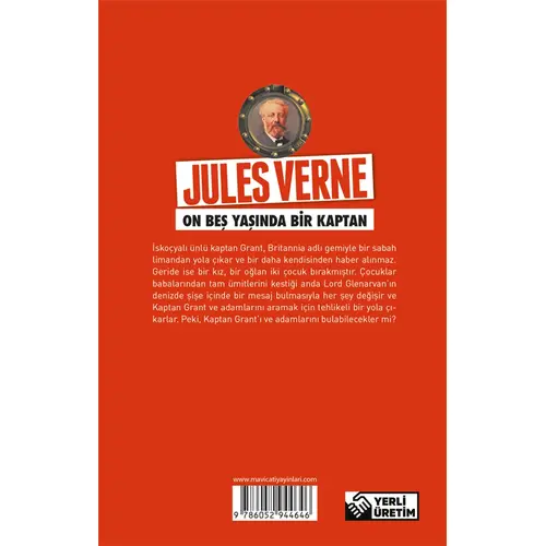 On Beş Yaşında Bir Kaptan - Jules Verne - Maviçatı Yayınları