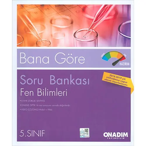 OnAdım 5.Sınıf Fen Bilimleri Soru Bankası (2 Kitap)