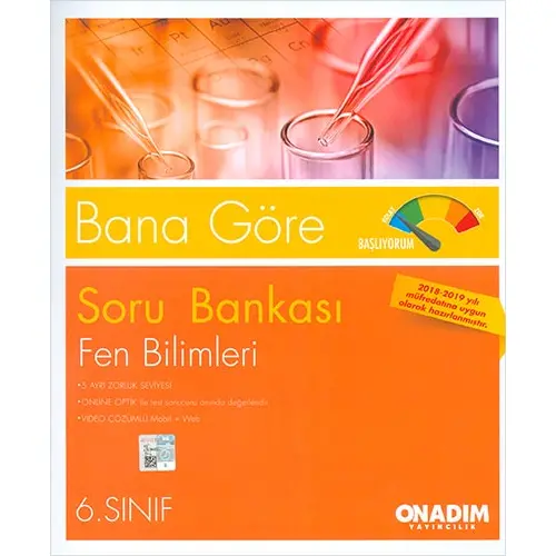 OnAdım 6.Sınıf Fen Bilimleri Soru Bankası (2 Kitap)