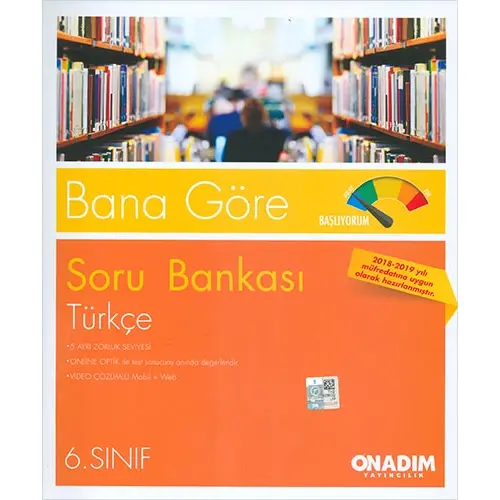 OnAdım 6.Sınıf Türkçe Soru Bankası (2 Kitap)