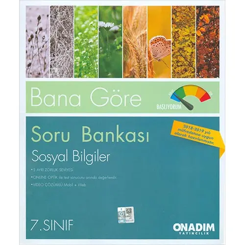 OnAdım 7.Sınıf Sosyal Bilgiler Soru Bankası (2 Kitap)