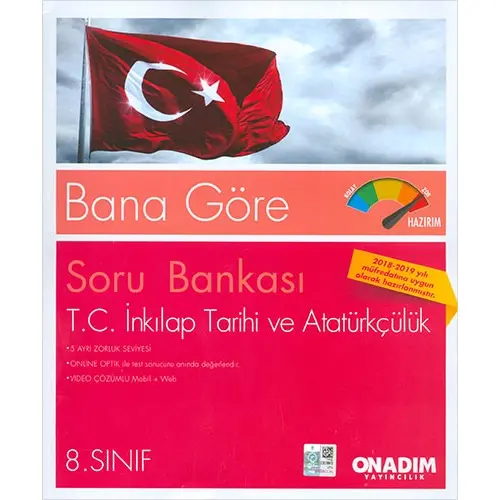 OnAdım 8.Sınıf İnkılap Tarihi Soru Bankası (2 Kitap)