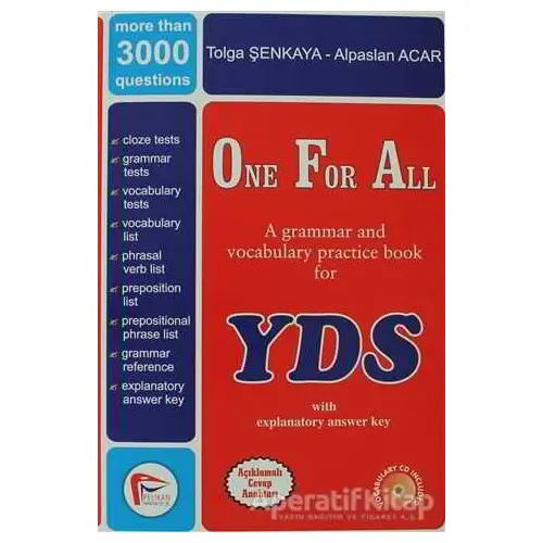 One For All YDS - Alpaslan Acar - Pelikan Tıp Teknik Yayıncılık