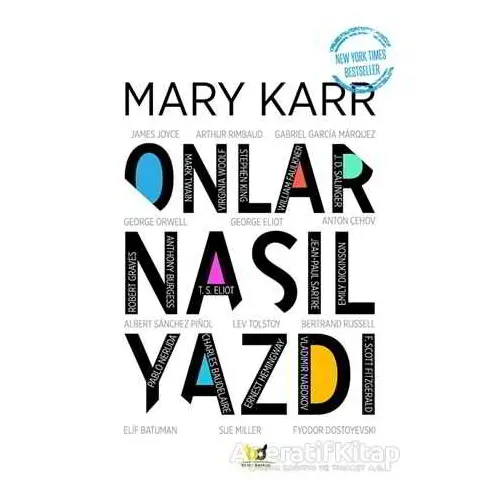 Onlar Nasıl Yazdı - Mary Karr - Beyaz Baykuş Yayınları