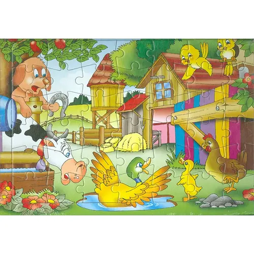 Ördek - Hikayeli Yapboz 42 Parça Puzzle - Yumurcak Yayınları