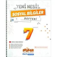 7.Sınıf Yeni Nesil Sosyal Bilgiler Defteri Spoiler Yayınları