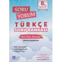Bulut Eğitim 8.Sınıf Soru Yorum Türkçe Soru Bankası