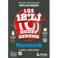 LGS 8.Sınıf Matematik 12li Hedef Deneme Muba Yayınları