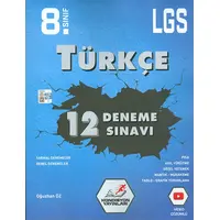 8.Sınıf LGS Türkçe 12li Deneme Sınavı Kondisyon Yayınları