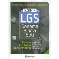 8.Sınıf LGS 1.Dönem Deneme Sınavı Seti Bilgi Küpü Yayınları