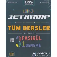 Avantaj 8. Sınıf LGS Tüm Dersler 1. Dönem Jet Kamp Fasikül Denemeleri