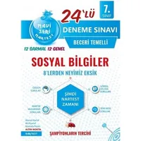 Nartest 7.Sınıf Sosyal Bilgiler 24lü Deneme Sınavı