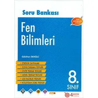 8. Sınıf Fen Bilimleri Soru Bankası - Gülcihan Denizli - 4 Adım Yayınları