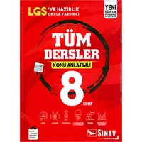 Sınav 8.Sınıf Tüm Dersler Konu Anlatımlı