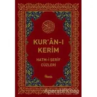 Kur’an-Kerim Hatm-i Şerif Cüzleri (Kutulu) - Kolektif - Nesil Yayınları