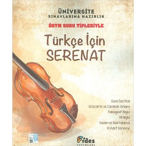 ÖSYM Soru Tipleriyle Türkçe İçin Serenat Fides Yayınları
