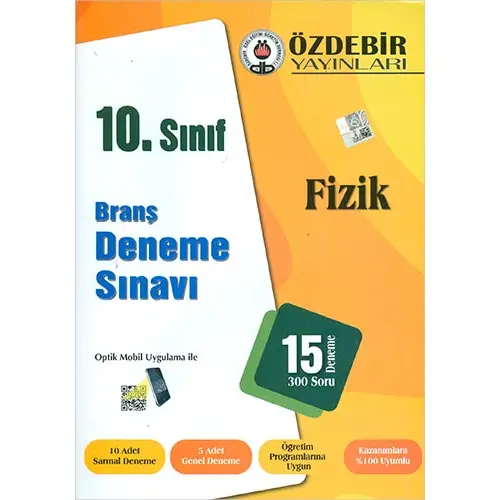 Özdebir 10.Sınıf Fizik Branş Deneme Sınavı