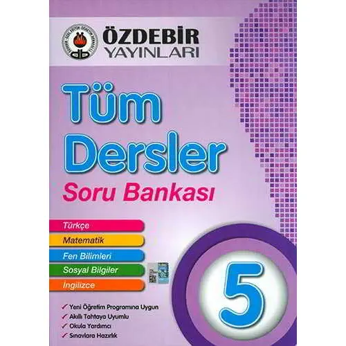 Özdebir 5.Sınıf Tüm Dersler Soru Bankası