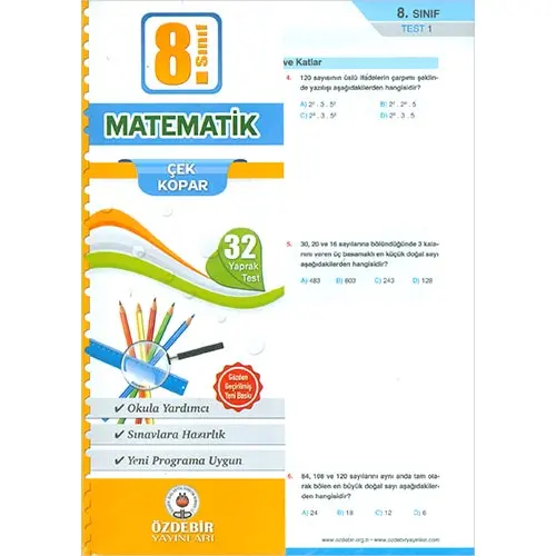 Özdebir 8.Sınıf Matematik Yaprak Test