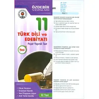 Özdebir 11.Sınıf Türk Dili ve Edebiyatı Poşet Yaprak Test