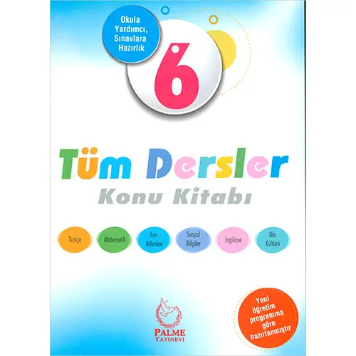 Palme 6.Sınıf Tüm Dersler Konu Kitabı