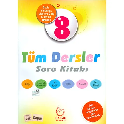 Palme 8.Sınıf Tüm Dersler Soru Kitabı (Çek Kopar)