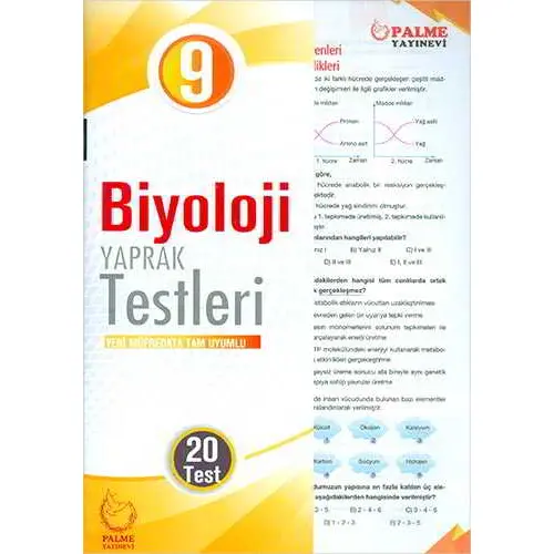 Palme 9.Sınıf Biyoloji Yaprak Test