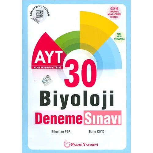 Palme AYT Biyoloji 30 Deneme Sınavı