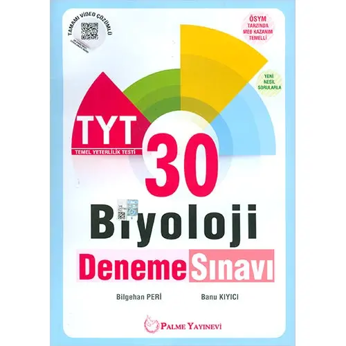 Palme TYT Biyoloji 30 Deneme Sınavı