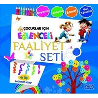 Eğlenceli Faaliyet Seti Lacivert Kitap – 4 Yaş Üzeri - Kolektif - Parıltı Yayınları